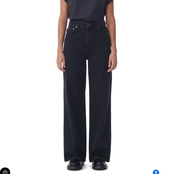 GANNI - RIGID DENIM RIGID DENIM MAGNY - Picture 1 of 4